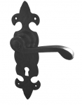 Fleur De Lys Lever on Backplate